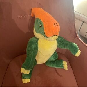 💚3/$15💚 dinosaur plushie stuffed animal green yellow orange parasaurolopus